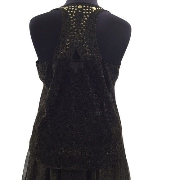Marilyn Monroe Plus Size Black and Gold Tulle Skirt Set - Picture 8 of 15